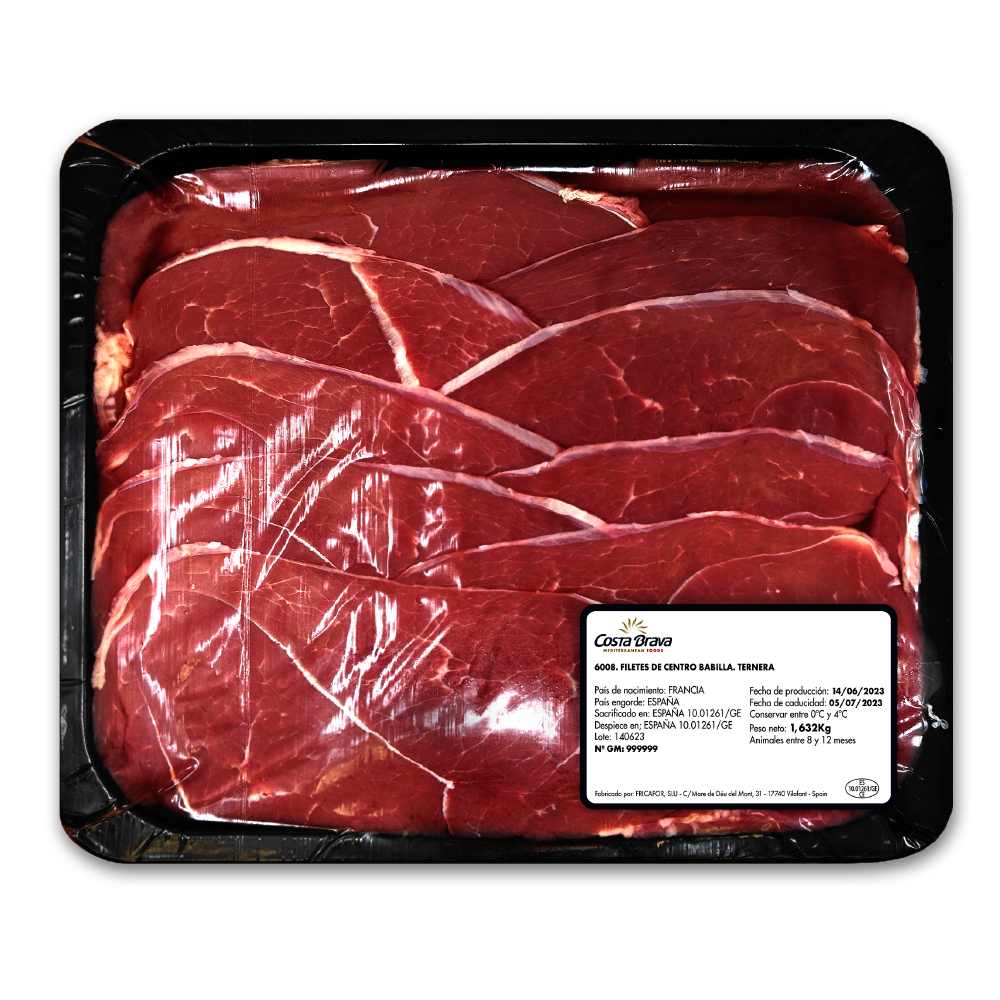 Rond de tranche de bœuf - bifteck de première qualité