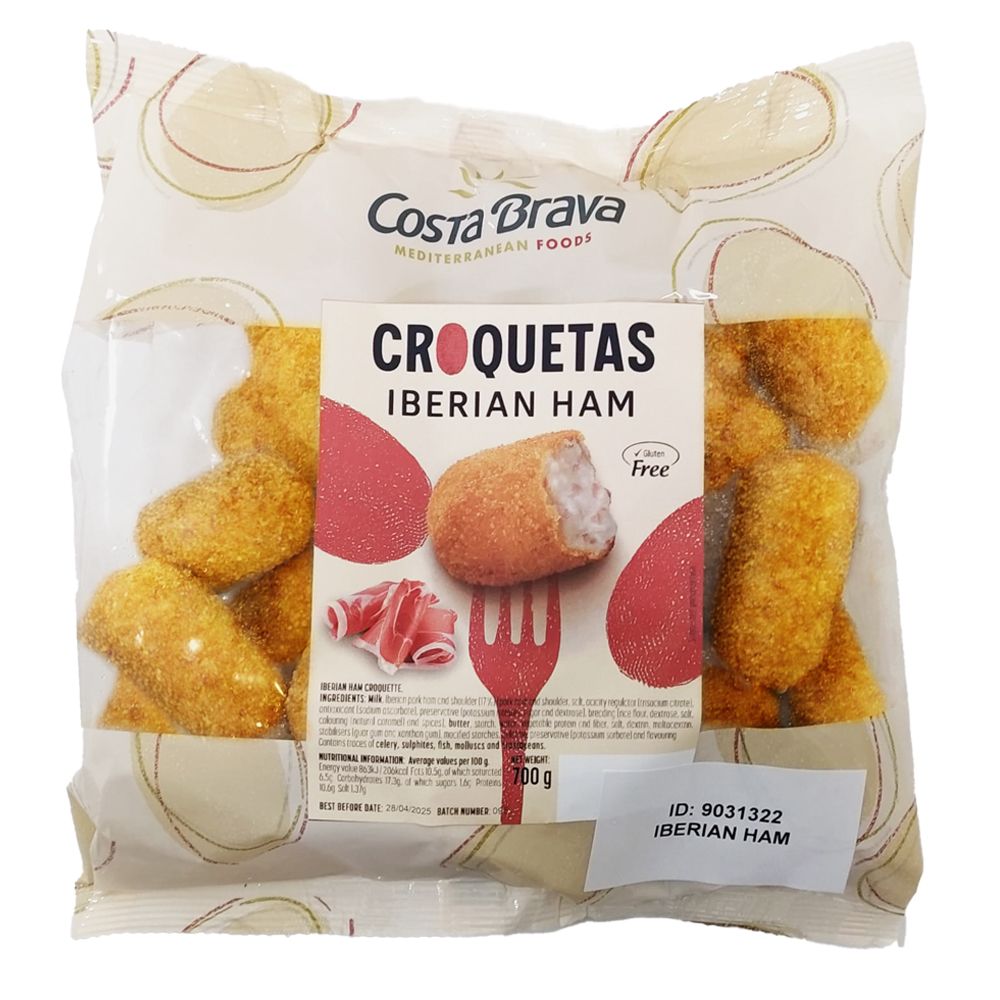 Croquetas de jamón ibérico prefritas