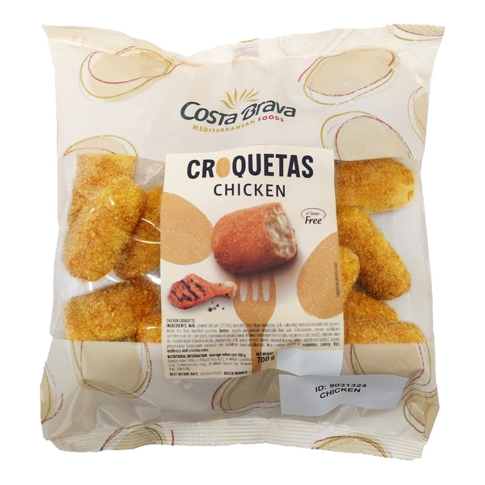 Croquetas de pollo prefritas