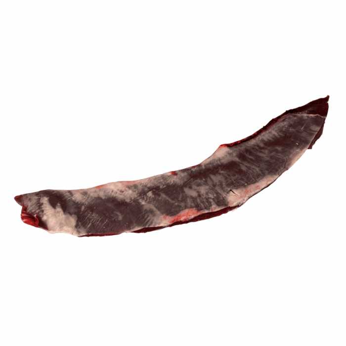 Thin beef skirt – a highly valued cut for its flavour and tenderness.
