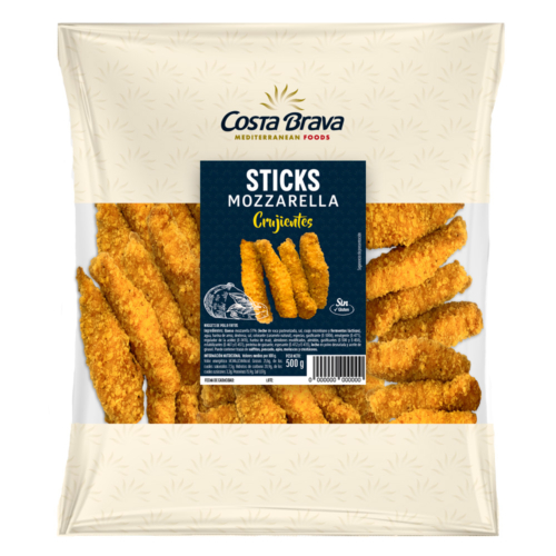 Bâtonnets de mozzarella préfrits
