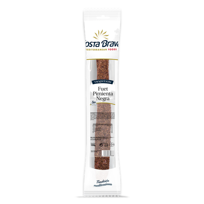 Fuet Costa Brava Mediterranean Foods amb pebre negra