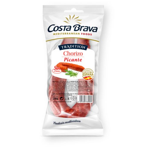 Chorizo sarta piquant avec du boyau naturel