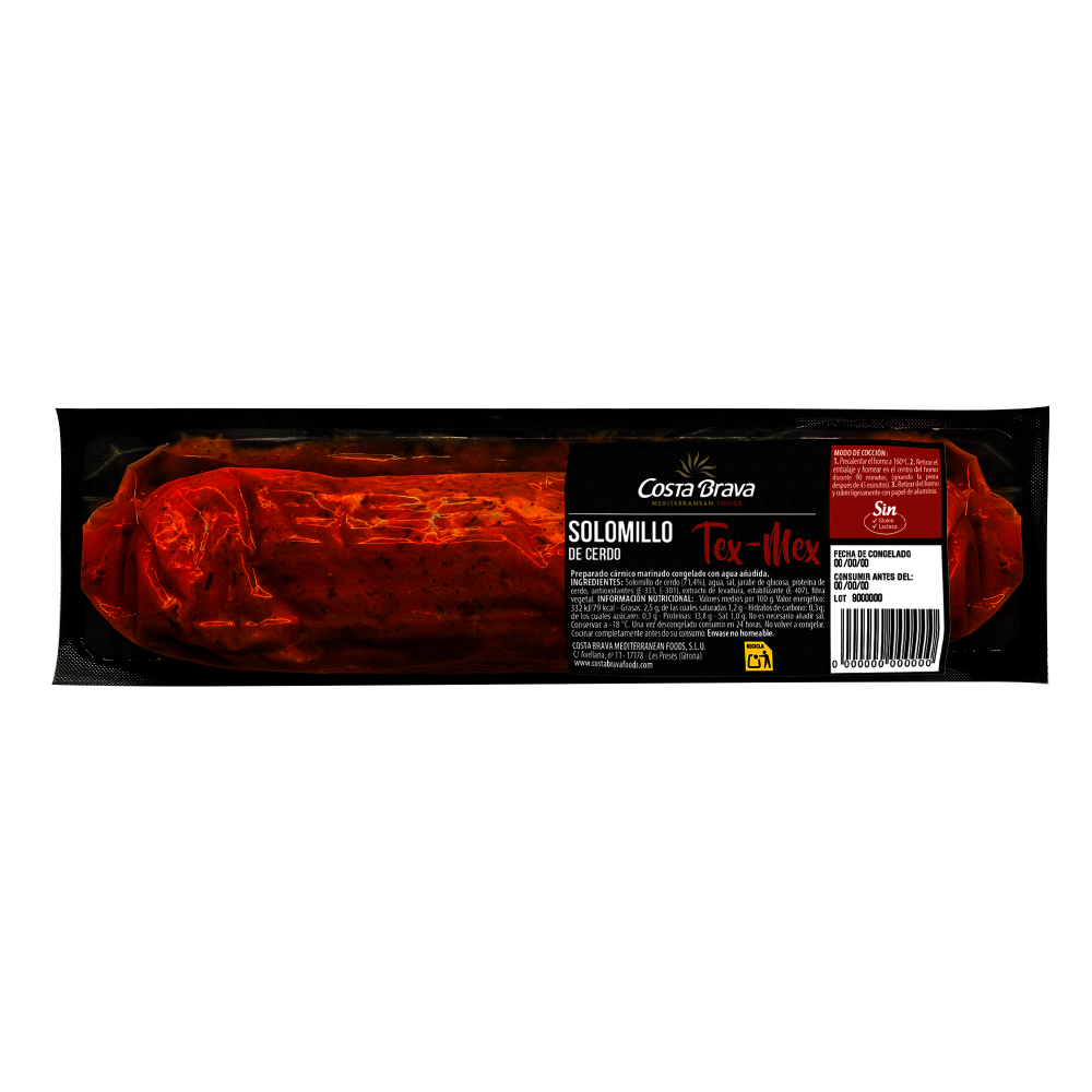 Solomillo de cerdo tex-mex